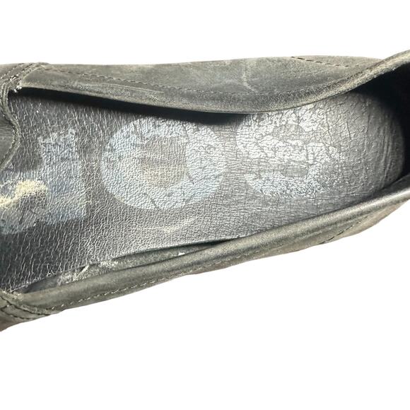 Sorel Black Ella Slip-On Shoes Sz 10 M Round Toe Comfort Flats Loafer - Picture 9 of 11